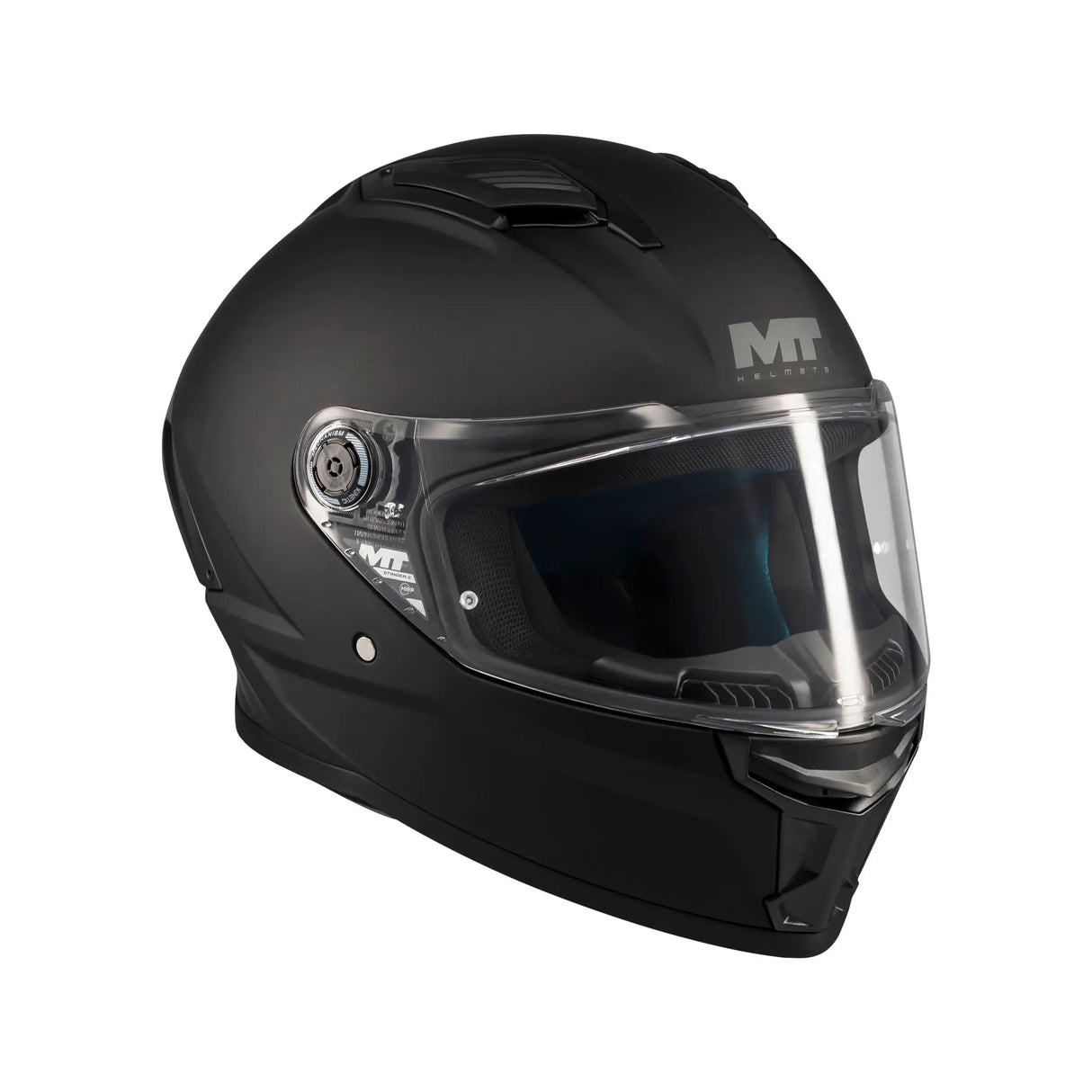 MT Stinger 2 Pure Motorcycle Full Face Helmet Matt Black