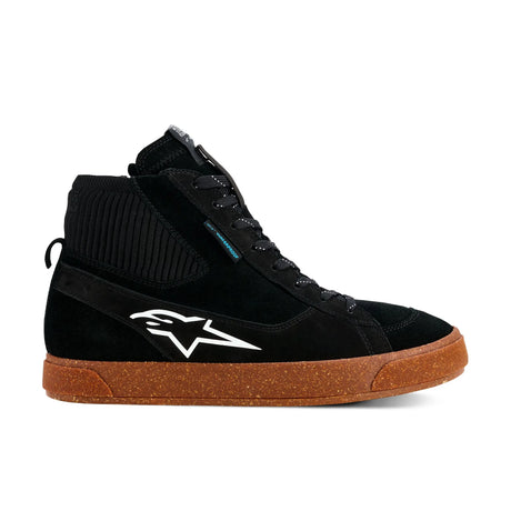Alpinestars Stated Waterproof Men’s Motorcycle Shoes Black Gum White