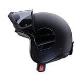 Caberg Jet Ghost X Plain Matt Black Motorcycle Helmet