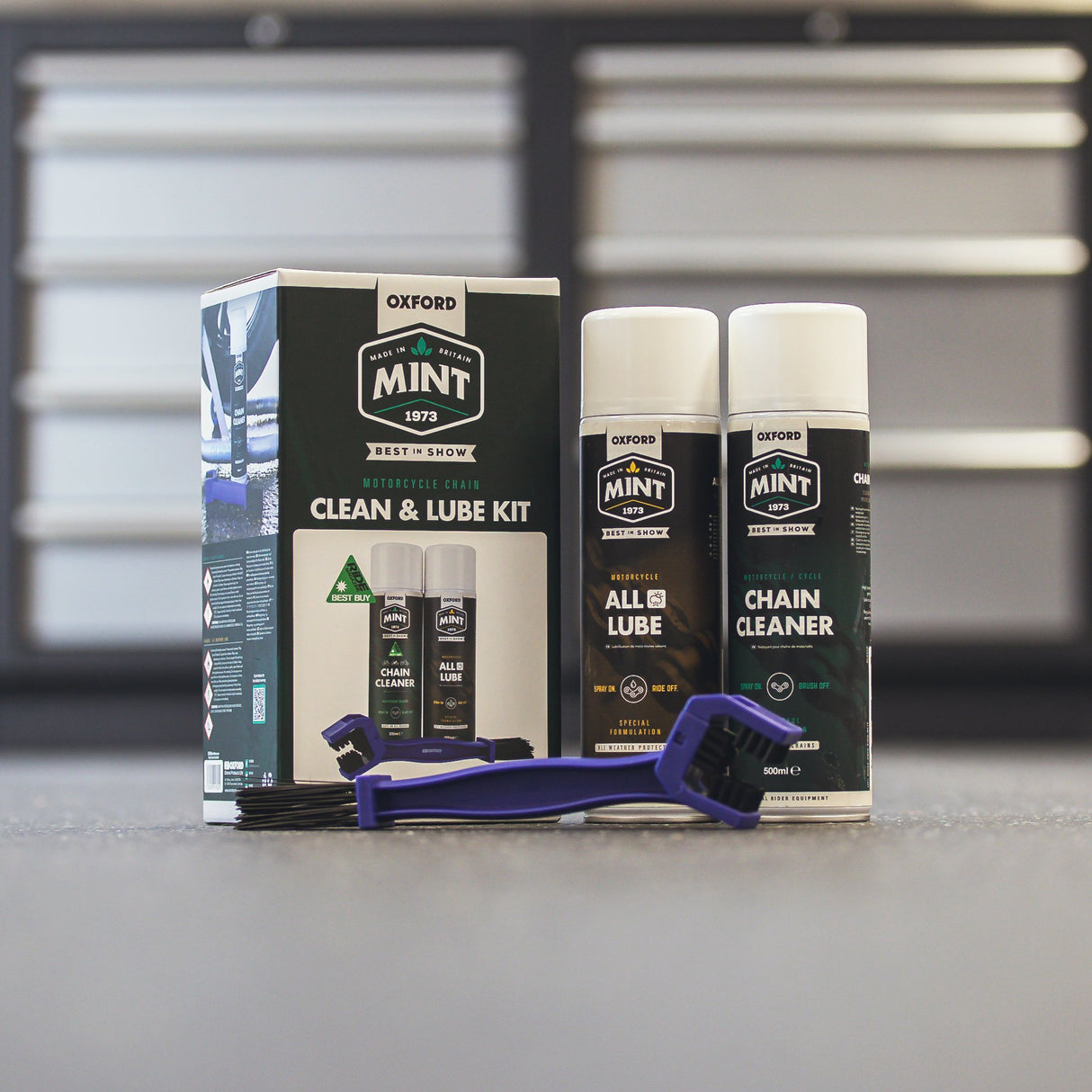 Oxford Mint OC500 Motorcycle Chain Cleaner Kit