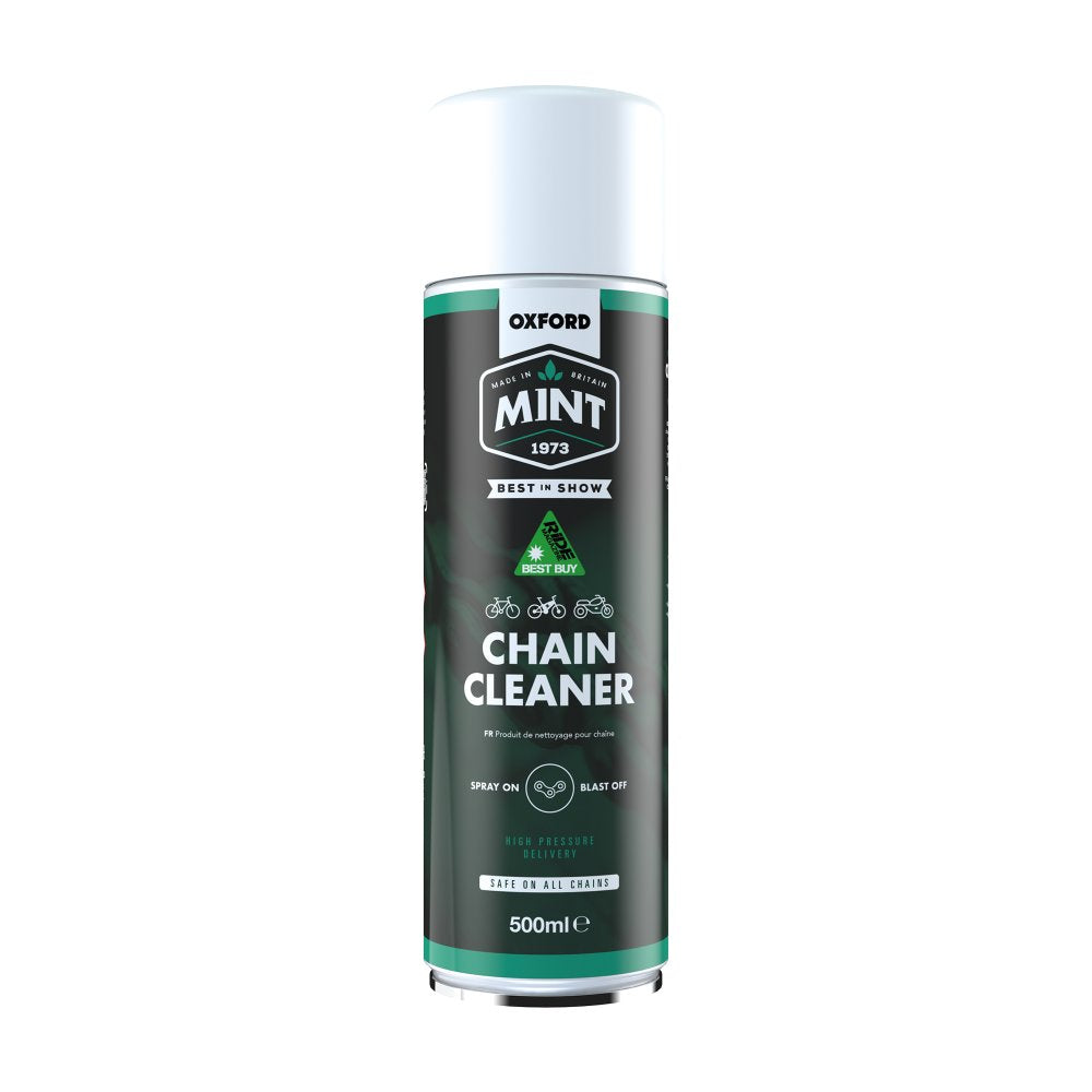 Oxford Mint OC500 Motorcycle Chain Cleaner Motorbike Chain Lube Cleaning Care Kit Brush