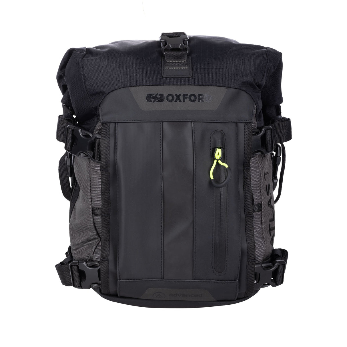Oxford Atlas T-10 Advanced Tourpack Motorcycle Motorbike Luggage Tail Bag 10L Charcoal/Black