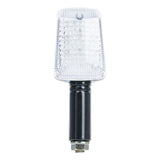 Oxford EL336 Motorcycle Rectangle Indicator Black Long Stem Clear Lens