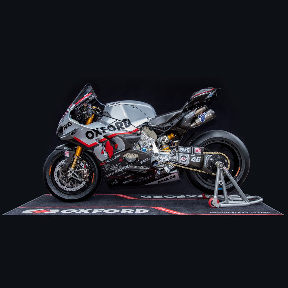 Oxford OX692 Workshop Garage Motorcycle Maintenance Mat Oxford Racing L 200 x 100cm