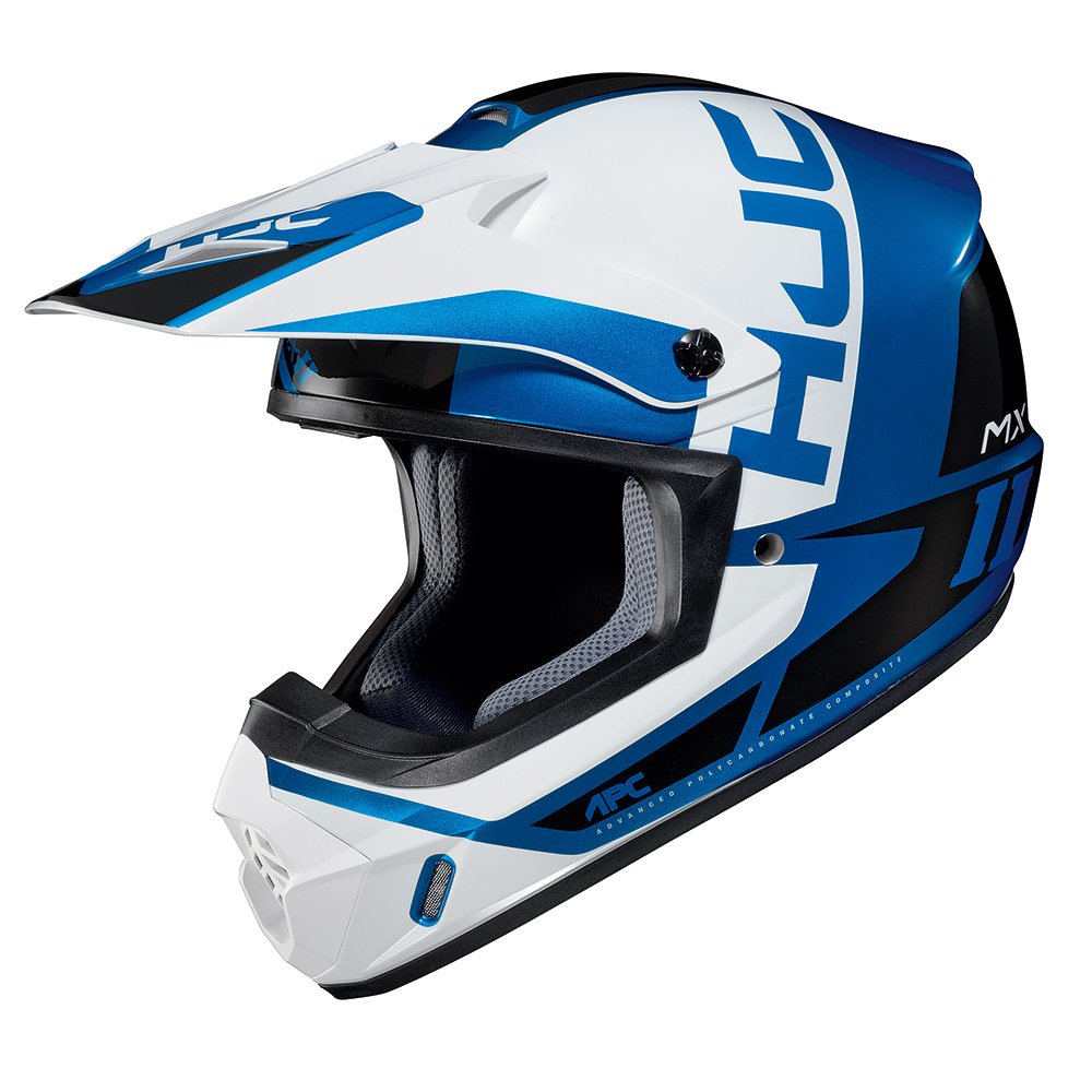 HJC CS-MX II Creed MC2 Blue MX Motorcycle Helmet Offroad Motocross