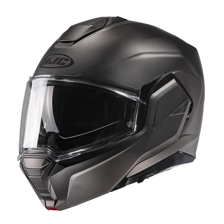 HJC I100 Semi Flat Titanium Modular Motorcycle Helmet 180 Flip