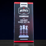 Oxford Mint OC504 Helmet Care Kit XL Bike Sanitiser Visor Cleaner Anti-Fog Spray Cloth Bundle