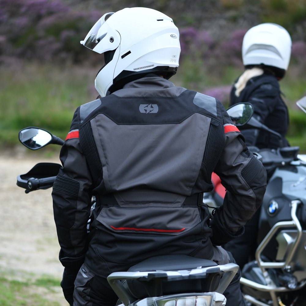 Oxford Montreal 4.0 Dry2Dry Motorcycle Jacket Black Grey Red