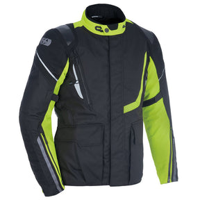 Oxford Montreal 4.0 Dry2Dry Motorcycle Jacket Black Fluorescent Yellow