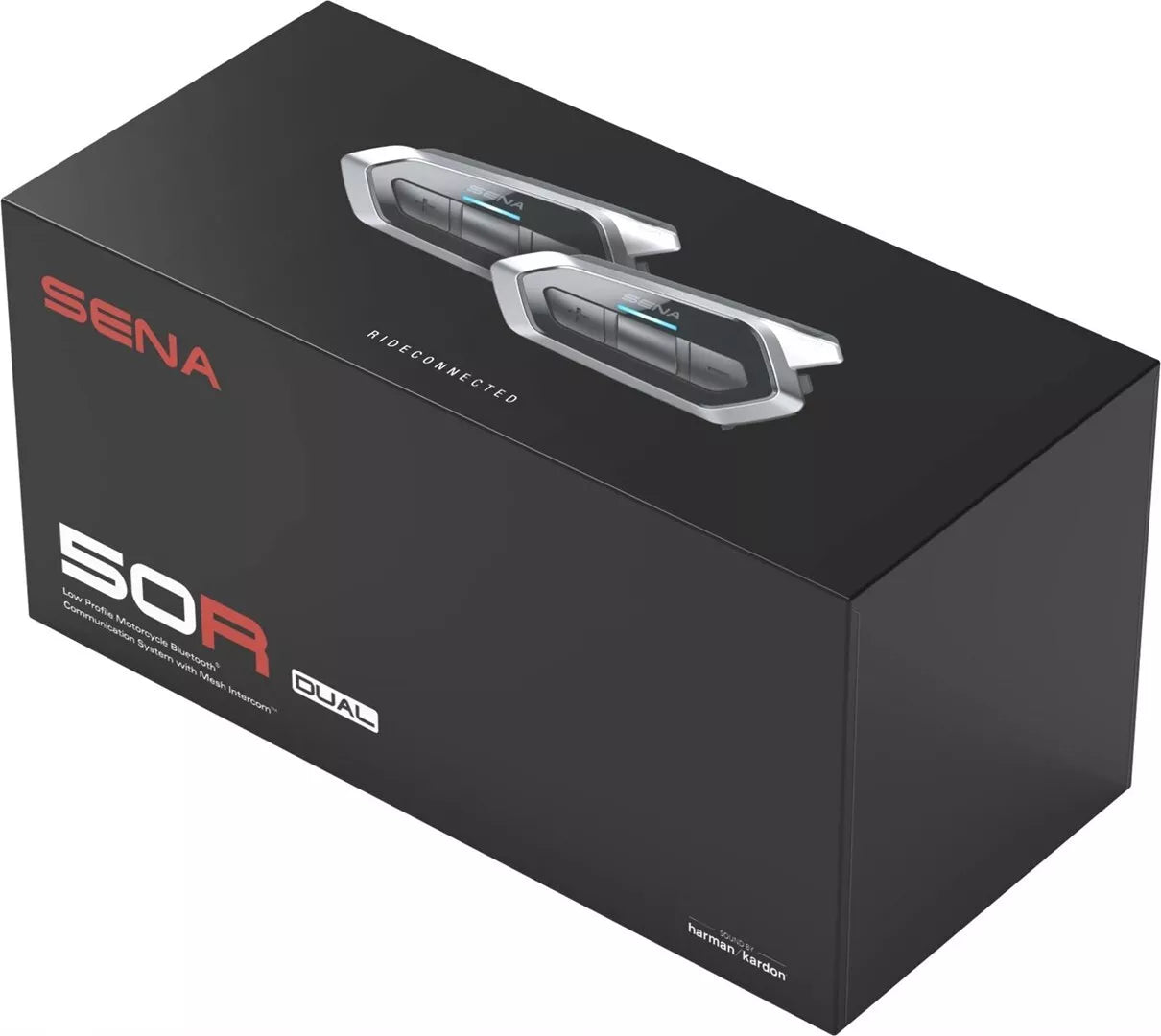 SENA 50R-02D Bluetooth Mesh Intercom Communication System Dual Pack