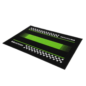 Oxford OX933 Door Mat Motorcycle Workshop Pitlane Green 90 x 60cm