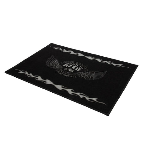 Oxford OX935 Door Mat Motorcycle Workshop Flame 90 x 60cm