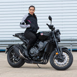 Oxford Iota 1.0 Air Ladies Motorcycle Jacket Black Grey Pink