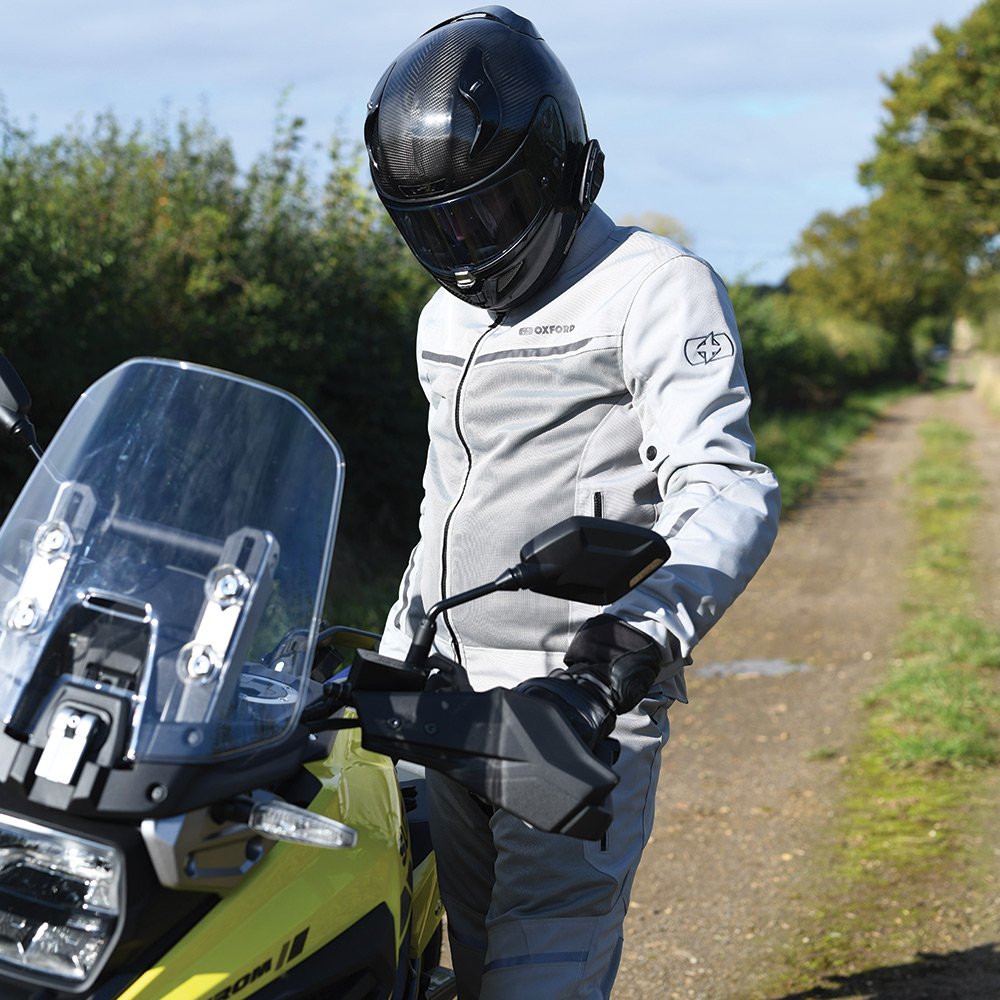 Oxford Arizona 1.0 Air Men's Motorcycle Jacket Arctic Grey – Rider
