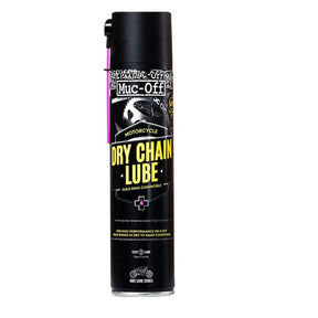Muc-Off 649 Motorcycle Dry Chain Lube PTFE Summer Riding Motorbike Spray 400ml