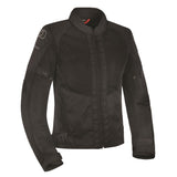 Oxford Iota 1.0 Air Ladies Motorcycle Jacket Stealth Black Mesh Summer Womens