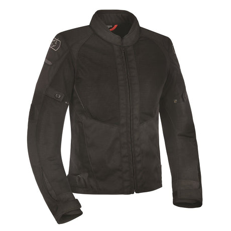 Oxford Iota 1.0 Air Ladies Motorcycle Jacket Stealth Black Mesh Summer Womens