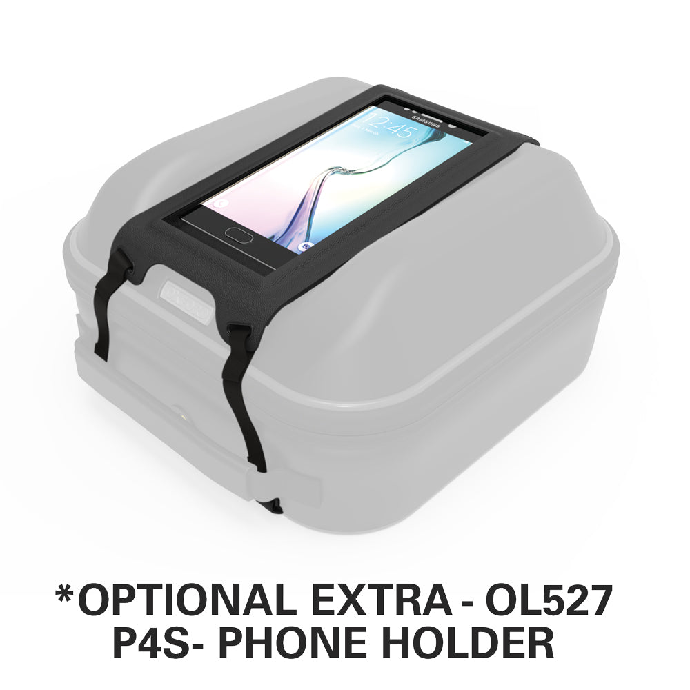 Oxford OL526 S-Series M4s Waterproof Magnetic Motorcycle Motorbike Tank Bag 4L Black