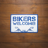 Oxford OX381 Garage Workshop Metal Sign: WELCOME