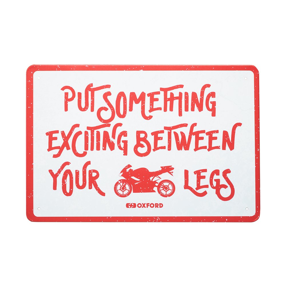 Oxford OX389 Garage Workshop Metal Sign: EXCITING