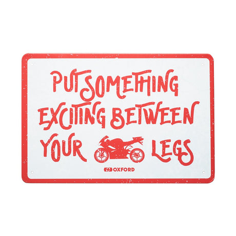 Oxford OX389 Garage Workshop Metal Sign: EXCITING