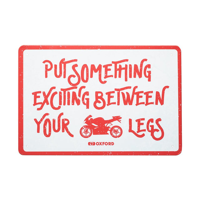 Oxford OX389 Garage Workshop Metal Sign: EXCITING