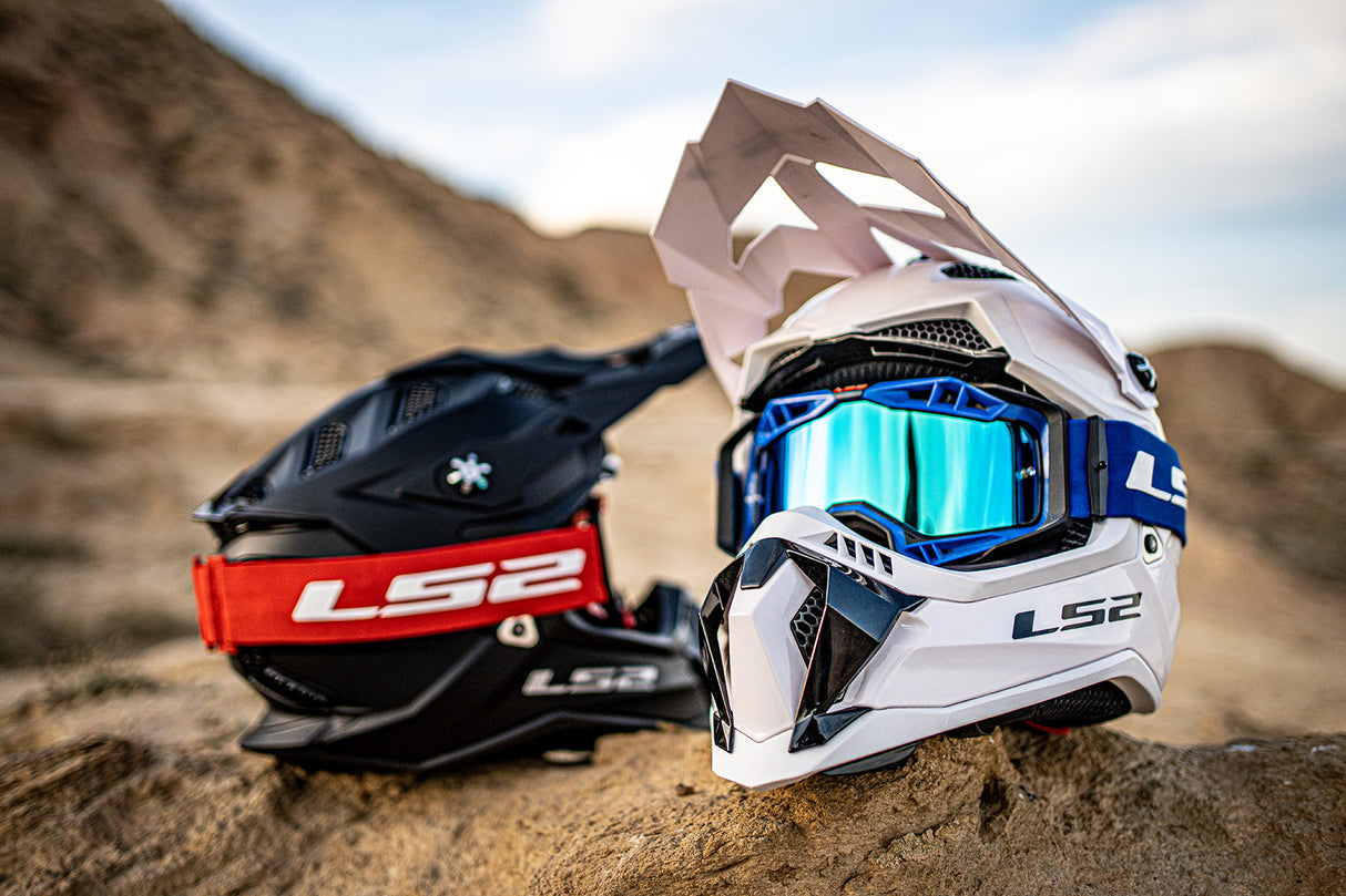 LS2 MX700 Subverter Evo II Single Mono Gloss White Motorcycle Helmet