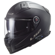 LS2 FF811 Vector II Splitter Tropical Gloss Black White Motorcycle Helmet with LS2 CARDO Intercom 4X Preinstalled
