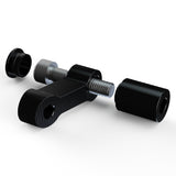 Oxford OX758 Motorcycle  Mirror Extenders CNC Aluminium Black Bolts Included