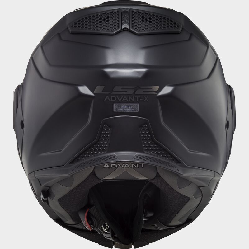 LS2 FF901 ADVANT X Solid Gloss Black 180° Modular Motorcycle Helmet