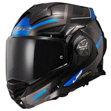 LS2 FF901 ADVANT X Spectrum Titan Blue Black 180° Modular Motorcycle Helmet