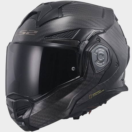 LS2 FF901 ADVANT X Solid Gloss Carbon 180° Modular Motorcycle Helmet