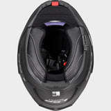 LS2 FF902 Scope II Solid Gloss White 90° Flip Modular Motorcycle Helmet