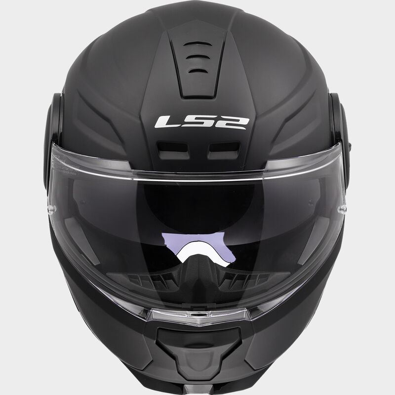 LS2 FF902 Scope II Solid Gloss White 90° Flip Modular Motorcycle Helmet