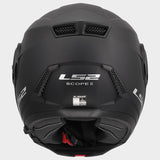 LS2 FF902 Scope II Solid Gloss White 90° Flip Modular Motorcycle Helmet