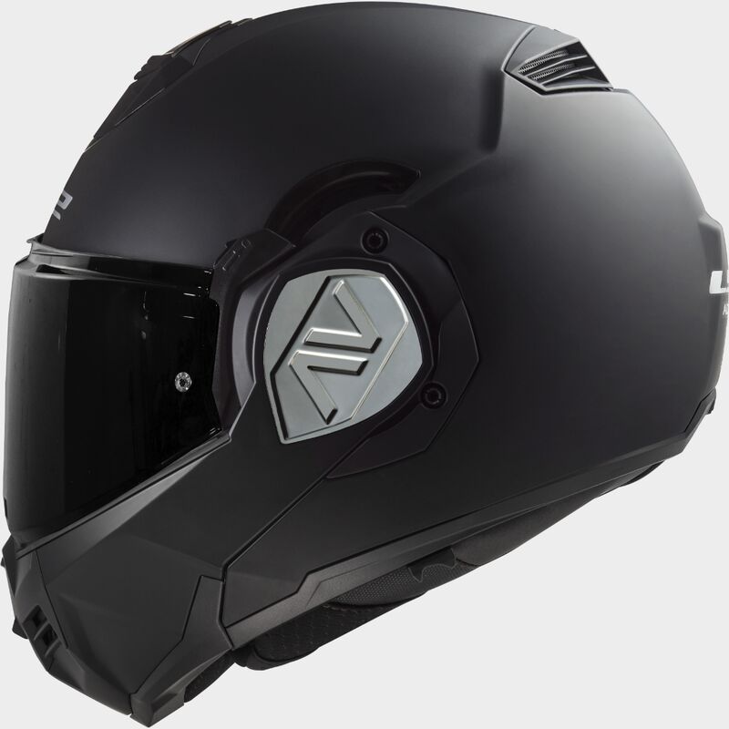 LS2 FF906 Advant Solid Matt Black 180° Flip Modular Motorcycle Helmet