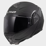 LS2 FF910 Advant II Solid Matt Black 180° Flip Modular Motorcycle Helmet