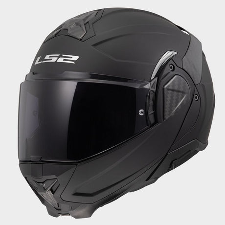 LS2 FF910 Advant II Solid Matt Black 180° Flip Modular Motorcycle Helmet