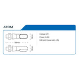 Oxford EL350 ATOM Mini Indicators (incl. 2 resistors)