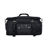 Oxford Heritage Waxed Cotton Motorcycle Motorbike Roll Bag 20L Black