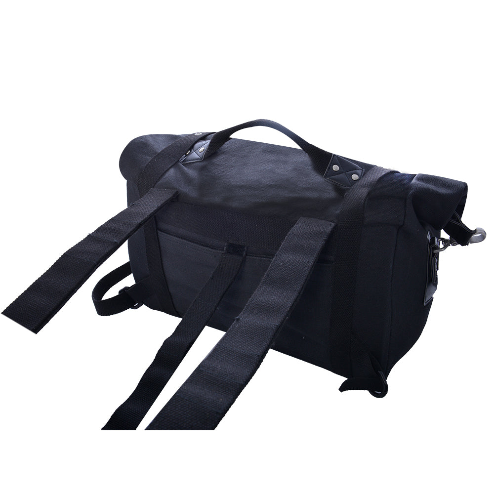 Oxford Heritage Motorcycle Panniers Bike Side Bags Soft Luggage Pair 40L Black