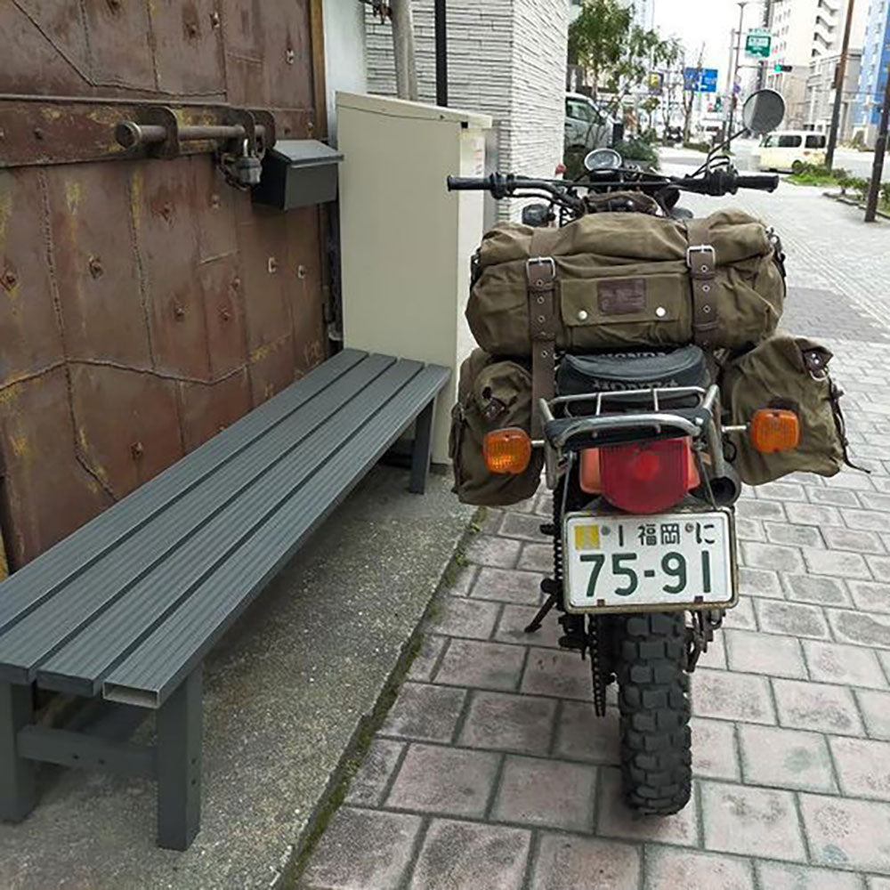 Oxford Heritage Waxed Cotton Motorcycle Motorbike Roll Bag 30L Khaki