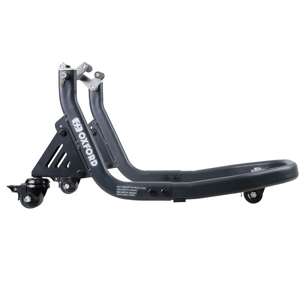 Oxford OX295 ZERO-G Motorcycle Front Dolly Paddock Stand Heavy Duty