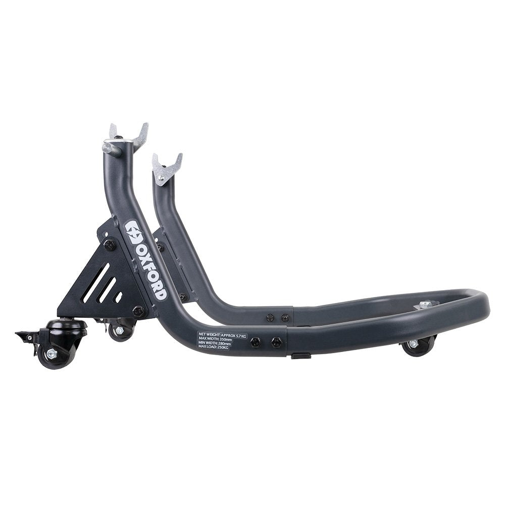 Oxford OX296 ZERO-G Motorcycle Rear Dolly Paddock Stand Heavy Duty