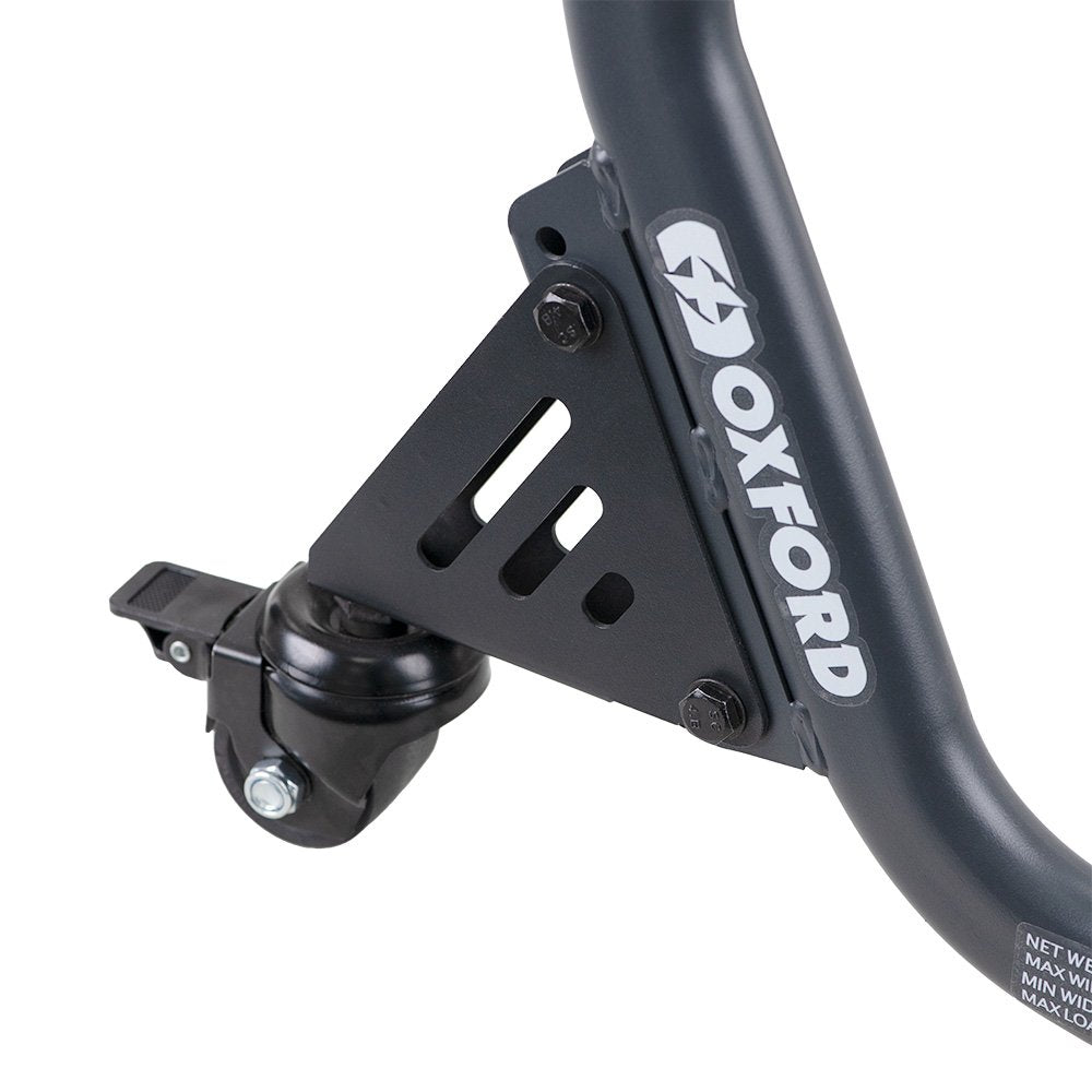 Oxford OX296 ZERO-G Motorcycle Rear Dolly Paddock Stand Heavy Duty