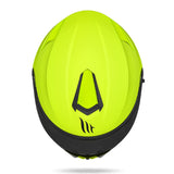 MT Storm Solid Pearl White Motorcycle Helmet