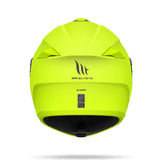 MT Storm Solid Pearl White Motorcycle Helmet