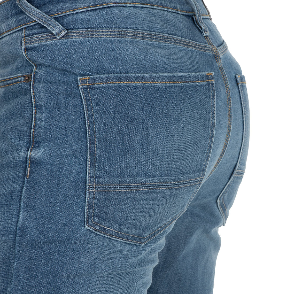 Oxford Original Approved AA Men's Motorcycle Jeans Straight Mid Blue