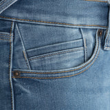 Oxford Original Approved AA Men's Motorcycle Jeans Slim Mid Blue
