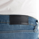 Oxford Original Approved AA Men's Motorcycle Jeans Slim Mid Blue